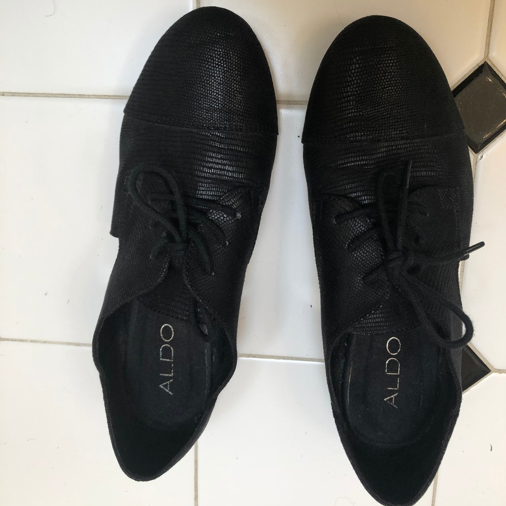 Aldo cutout loafer flats